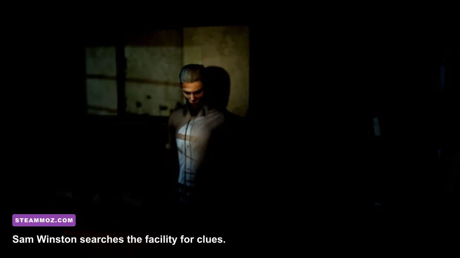 Sam Winston exploring the hospital in Decay The Mare