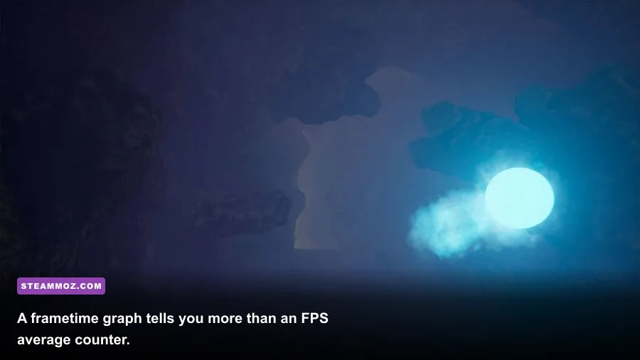 Finding the Soul Orb gameplay with an FPS and frametime performance overlay