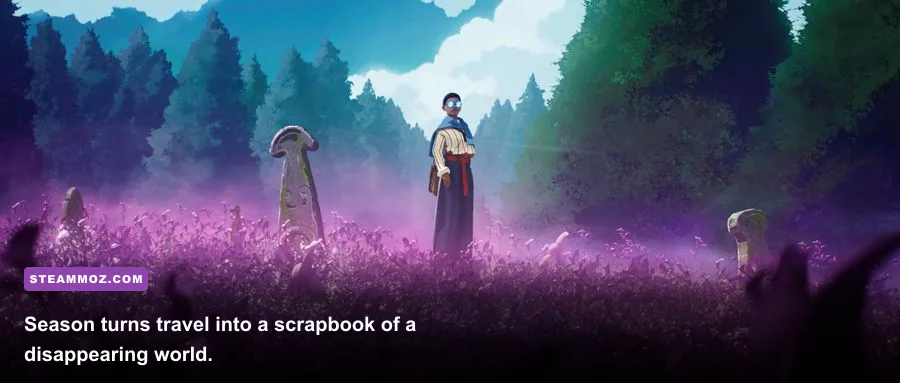Season A Letter to the Future protagonist cycling through rural scenery