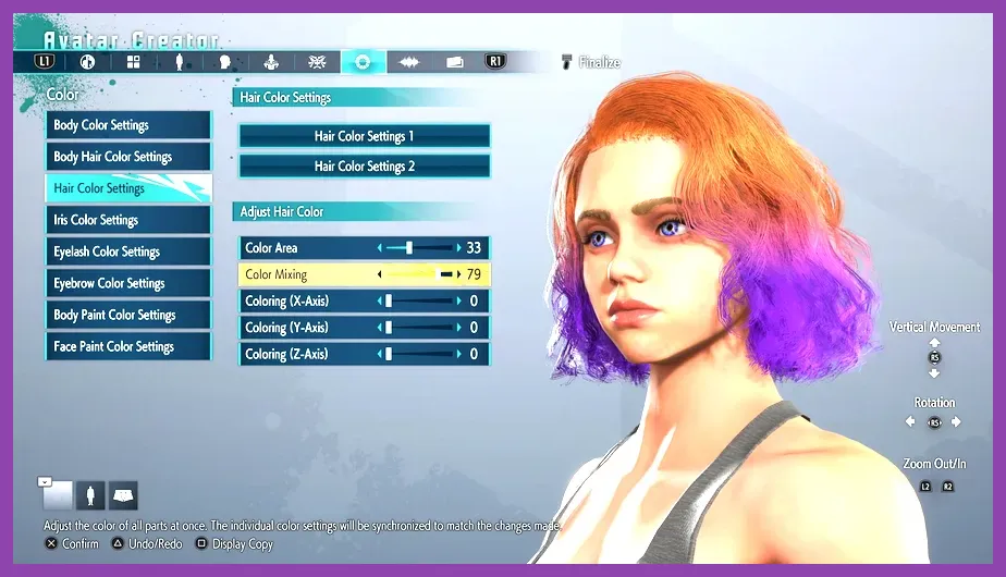 Street Fighter 6 World Tour Avatar equipment and stat menu