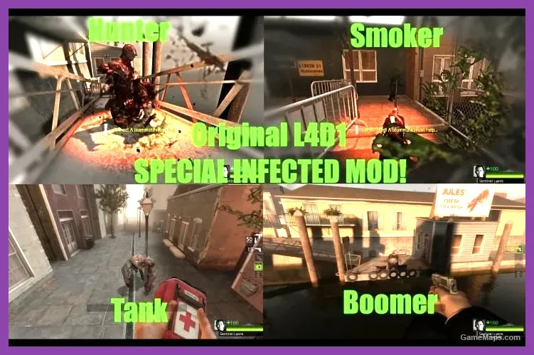 Left 4 Dead 2 special infected roster