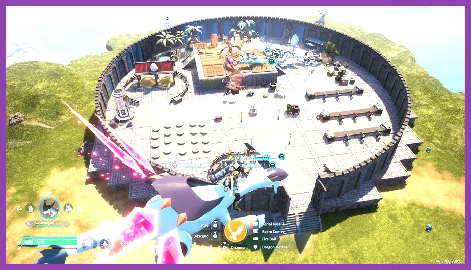 Palworld player working at an Electric Workbench inside an automated base