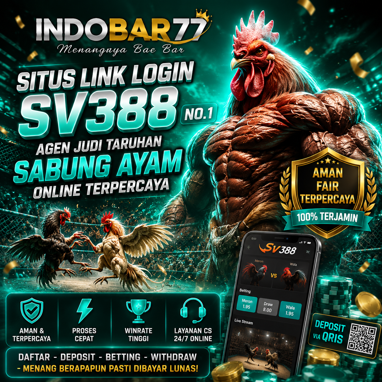 Ilustrasi topik login taruhan ayam terpercaya