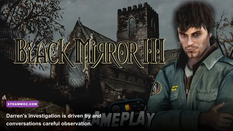 Darren Michaels exploring Willow Creek in Black Mirror III