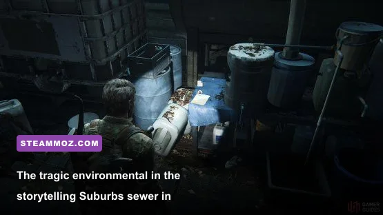 Submerged sewer tunnel leading to Ish's doomed underground colony