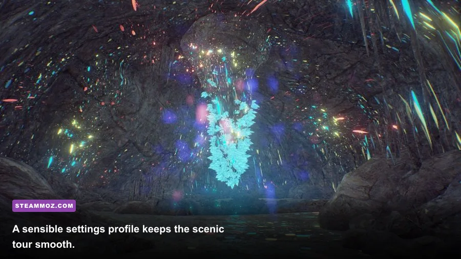 Drizzlepath Genie PC graphics settings and Unreal Engine 4 gameplay