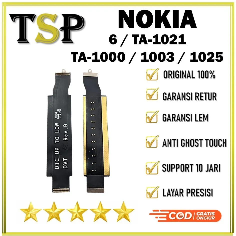 FLEXIBEL / FLEXIBLE / FLEKSIBEL BOARD / CONNECT NOKIA 6 / TA-1021 / TA-1000 / 1003 / 1025 ORIGINAL 100%