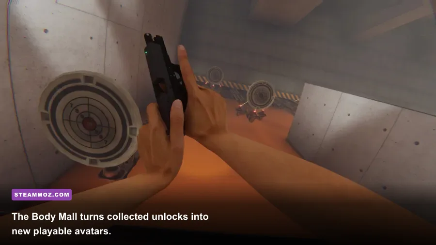 BONELAB Body Mall avatar selection and unlock area
