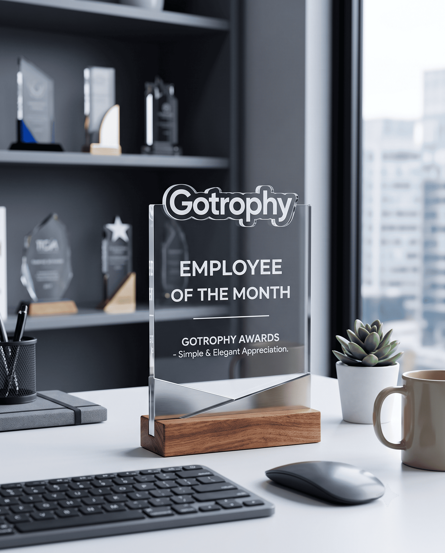 Memilih Penghargaan Employee of the Month yang Simpel dan Elegan