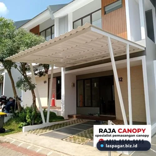 kanopi teras rumah alderon upvc twinwall anti bising