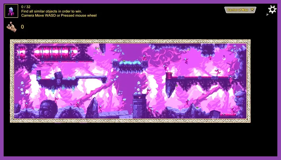 Hidden cave entrance in enhanced open world game