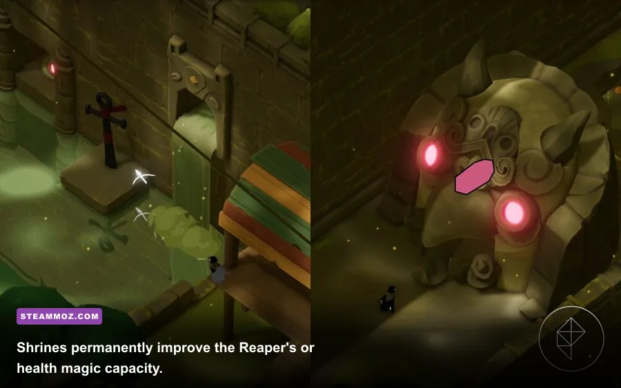 Death's Door Magic Shrine hidden in the Frog King's Domain