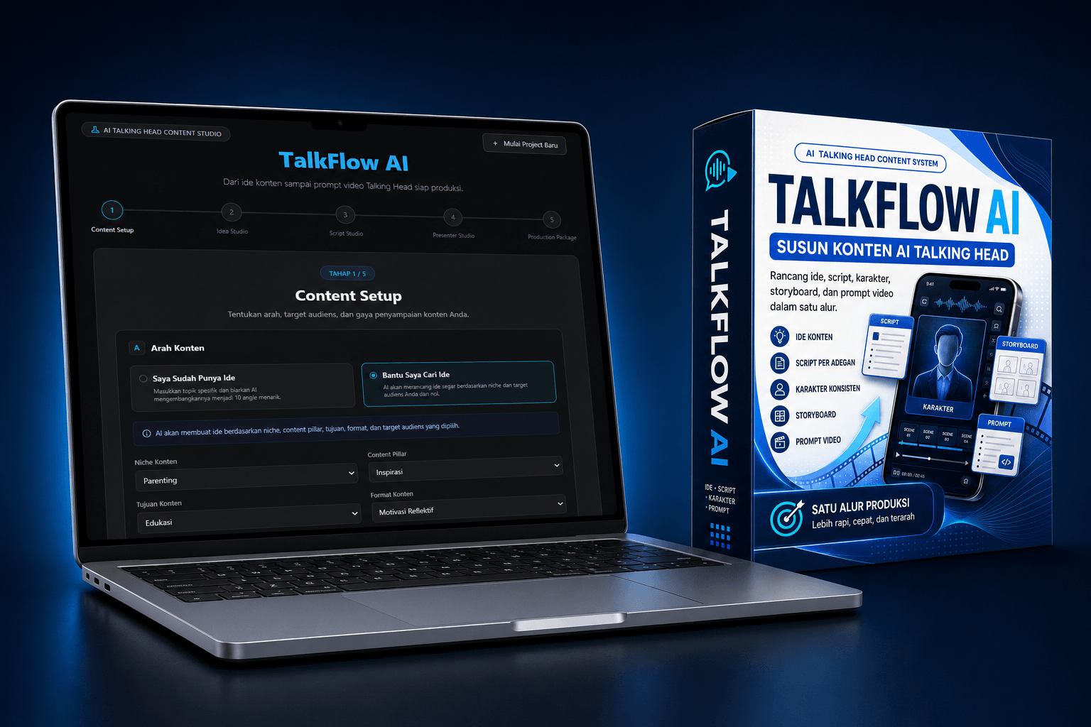 Cover produk TalkFlow AI