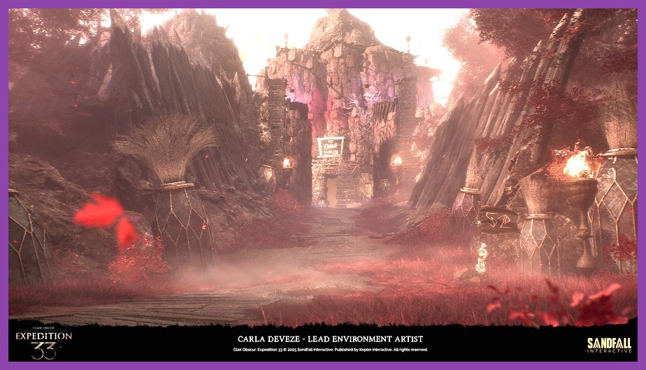 Detailed landscape scenery rendering in Clair Obscur Expedition 33