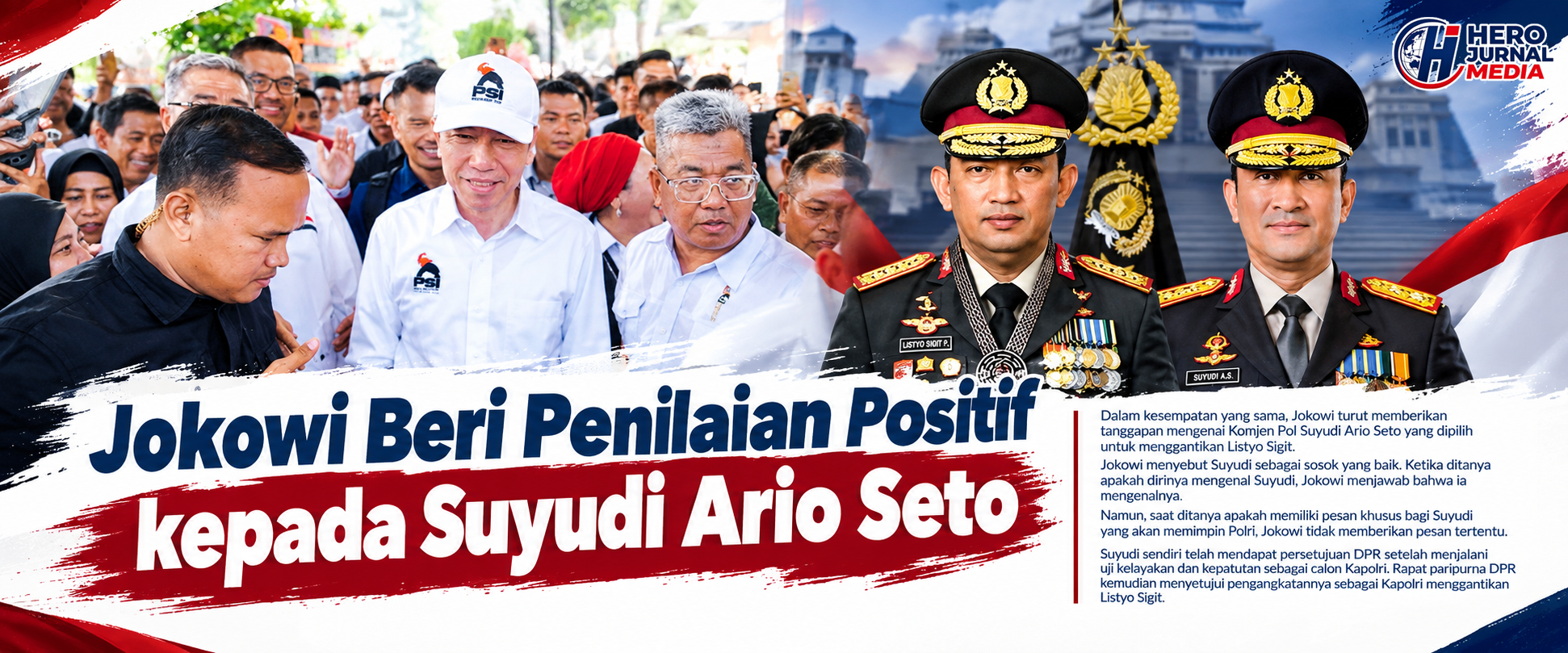 0 A Jokowi and Police Leadership News Collage