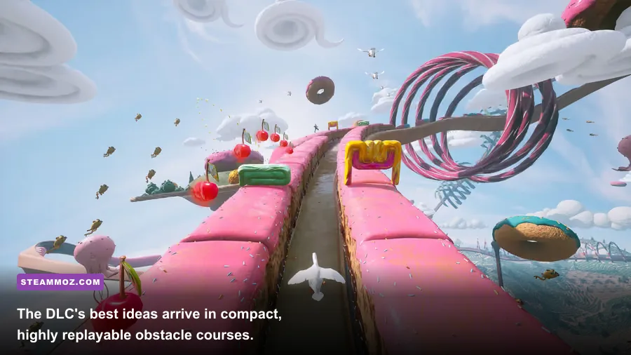 Atomic Heart Trapped in Limbo floating platform obstacle course