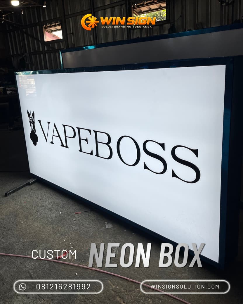 Neon Box hasil pengerjaan Neonika Advertising Bandung 5