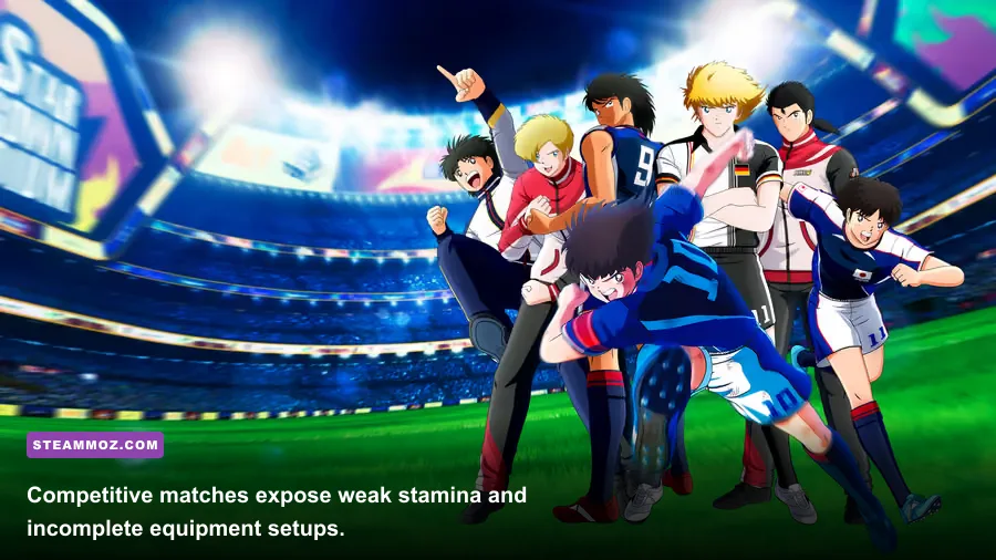 Captain Tsubasa Rise of New Champions competitive online football match