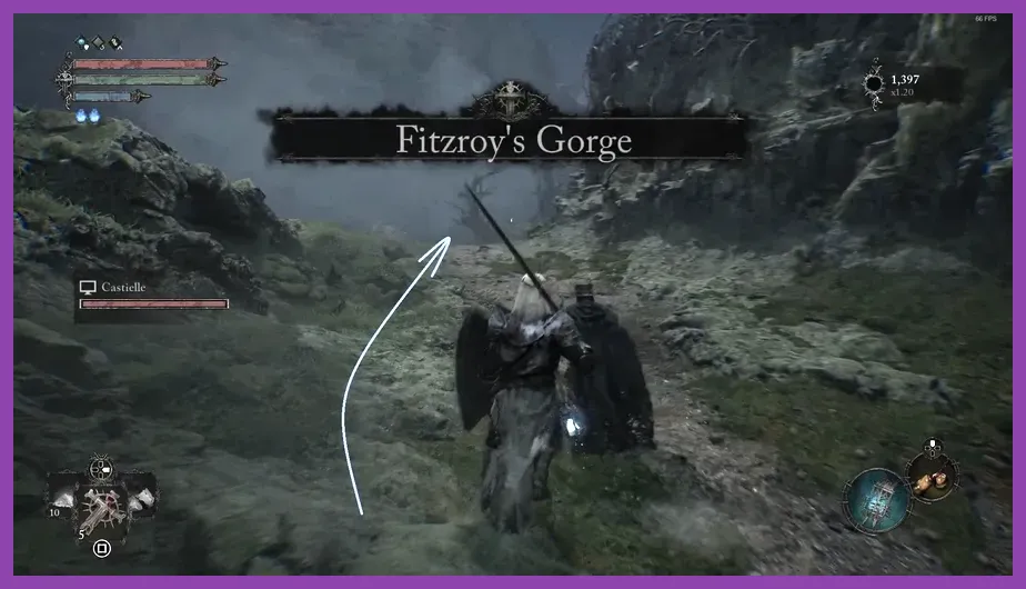 Fitzroy’s armor set location in Fitzroy’s Gorge