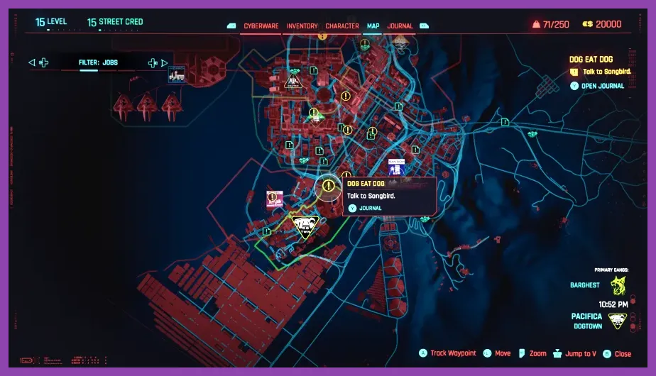 Dogtown checkpoint entrance in Cyberpunk 2077 Phantom Liberty