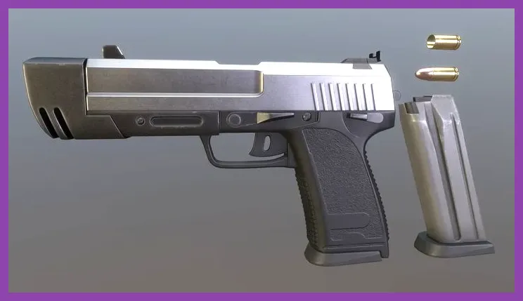Upgraded pistol in Half-Life Alyx