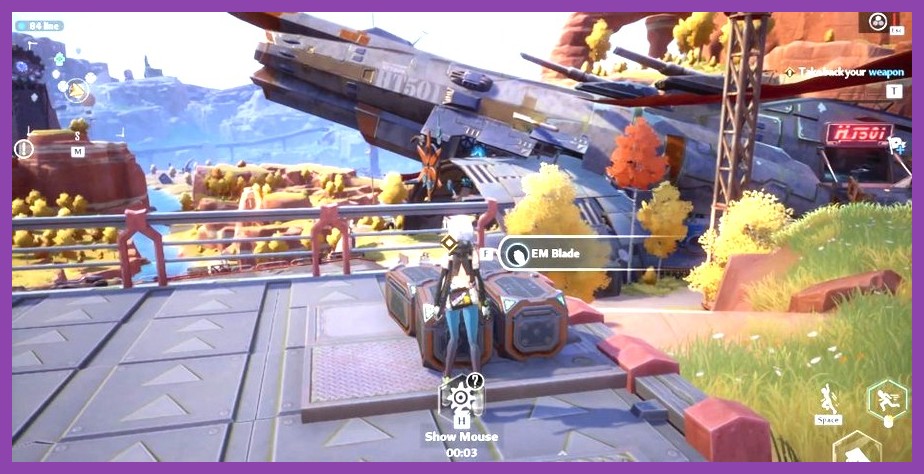 Tower of Fantasy character performing combat combo