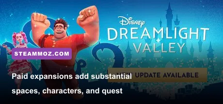 Disney Dreamlight Valley Eternity Isle from A Rift in Time with Disney characters