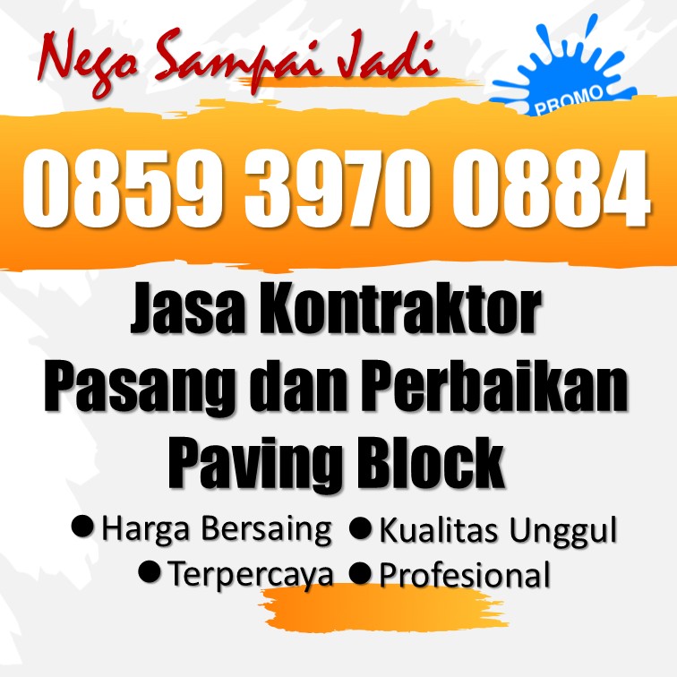 💎 WA 0859 3970 0884 - Tukang Paving Anti Lumut Trotoar Magelang Selatan Magelang