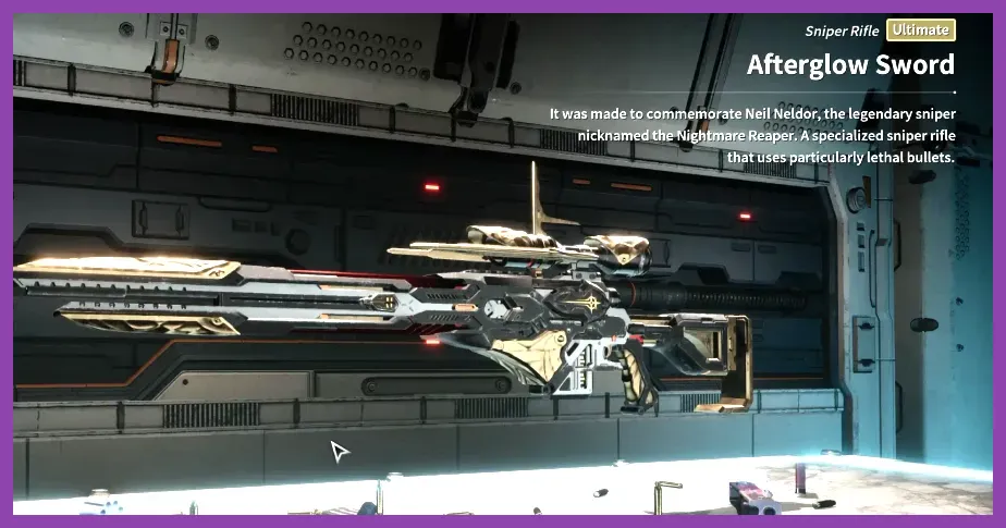 Afterglow Sword sniper rifle meta pick