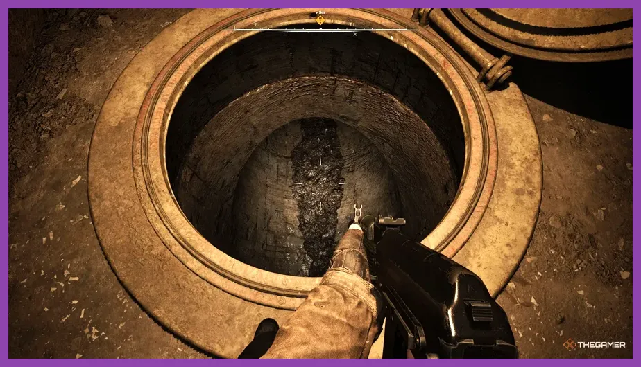 Dark underground bunker stash location in Stalker 2