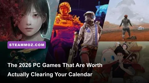 Collage of the most anticipated PC games releasing in 2026