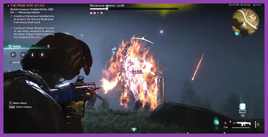 Once Human Prime War boss fight gameplay screenshot