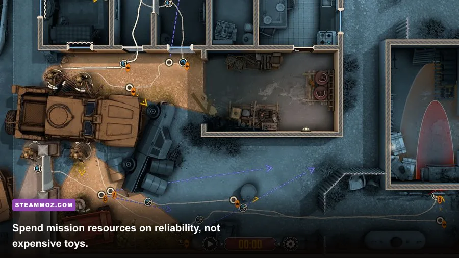 Door Kickers 2 Task Force North soldier loadout and equipment screen