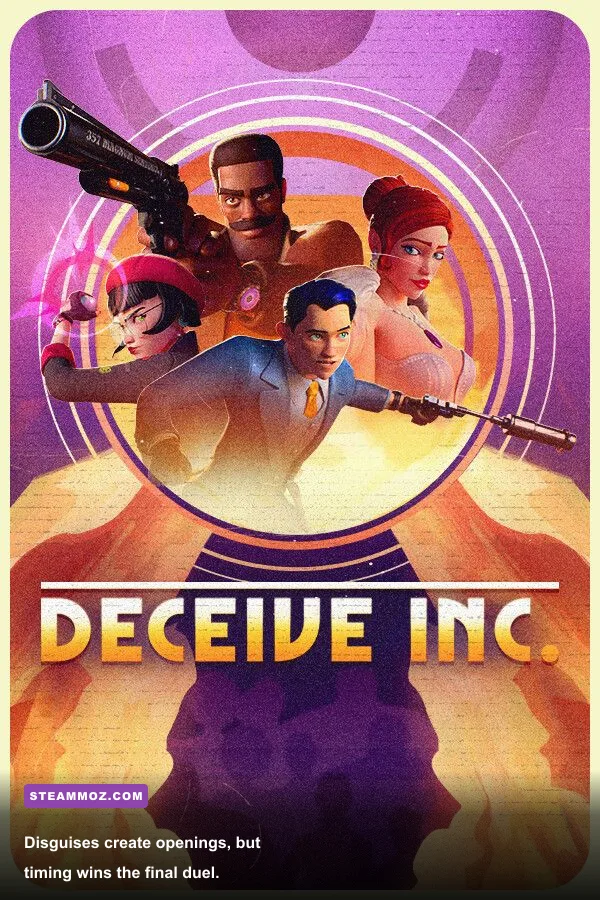 Deceive Inc. spy fighting an enemy agent across a rooftop