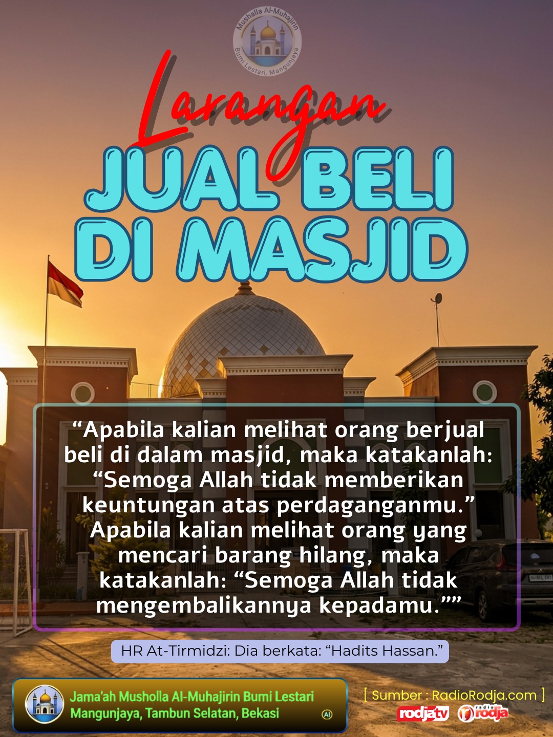 Larangan Jual Beli di Masjid Larangan Jual Beli di Masjid