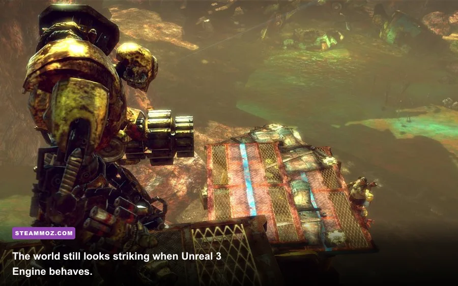 Post-apocalyptic ruins and greenery from ENslaved Odyssey to the West Premium Edition