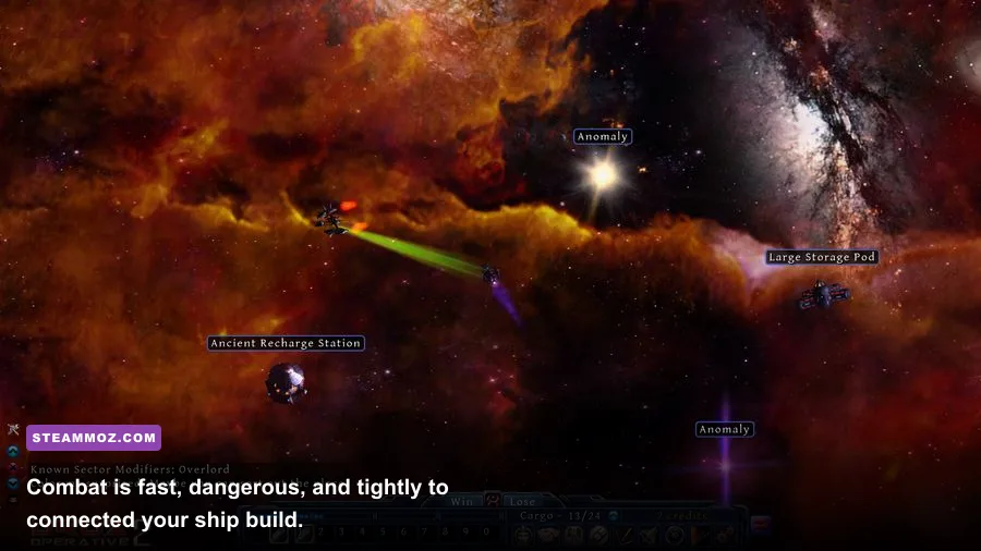 Drox Operative 2 spacecraft firing weapons during a battle