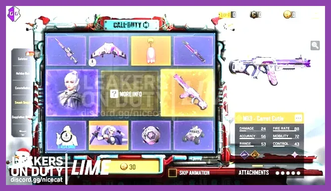 Legendary weapon draw and milestone exchange in Call of Duty Mobile