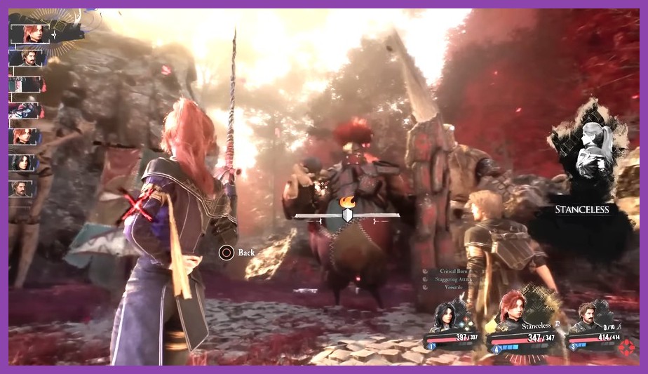 Character performing a timed dodge counter in Clair Obscur Expedition 33