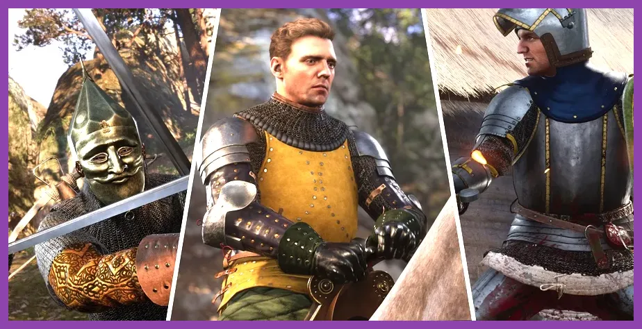 Henry fighting bandits on horseback in Kingdom Come Deliverance 2