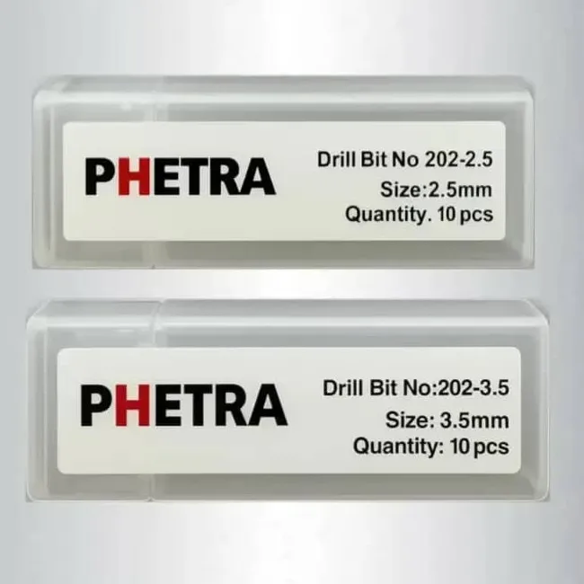 Mata Bor Besi Mollar HSS Ukuran 2mm 4mm 5mm 6mm & PHETRA HSS Cobalt Ukuran 2.5mm 3.5mm