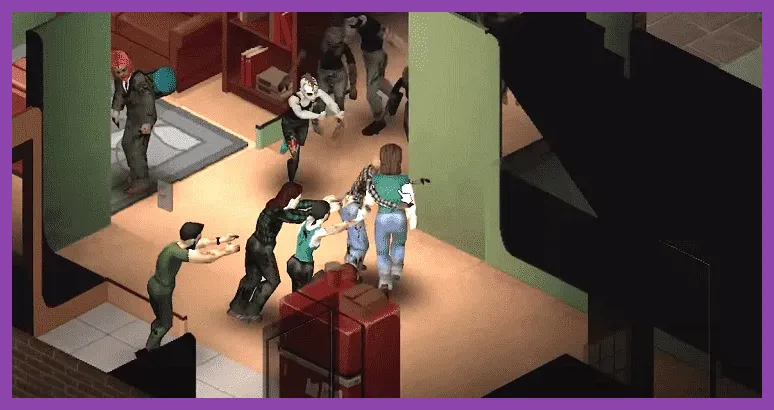 Project Zomboid helicopter event attracting zombies around a survivor base