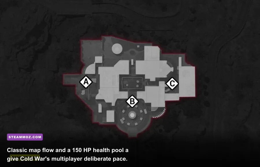 Multiplayer gunfight on the Raid map in Black Ops Cold War