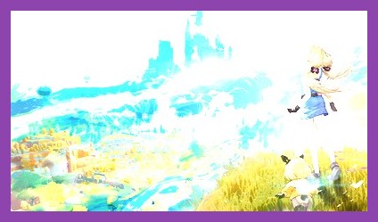 Gameplay screenshot showing open world exploration in the new Tower of Fantasy region
