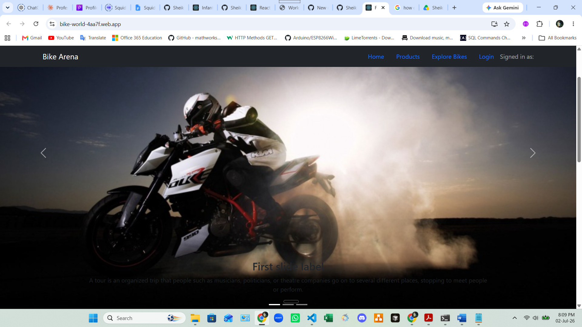 Bike World Screenshot