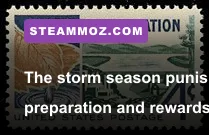 Against the Storm settlement during the dangerous storm season
