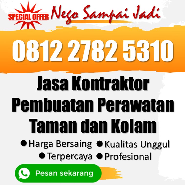 📣 WA 0812 2782 5310 - Biaya Membuat Taman Bunga Rumah Minimalis Nanggulan Kulon Progo