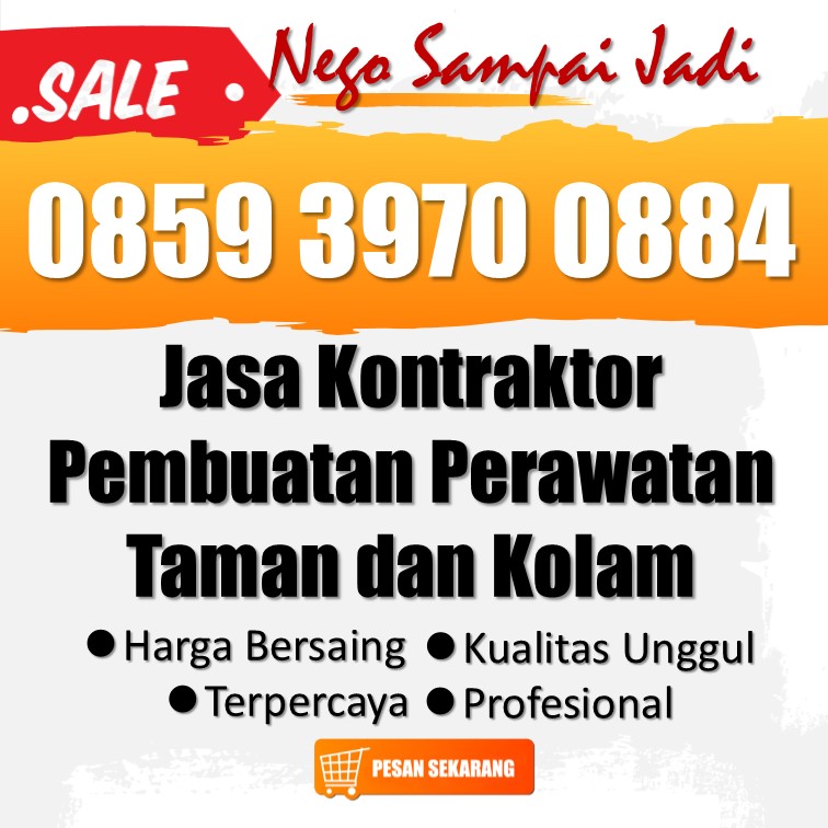 ☎️ WA 0859 3970 0884 - Upah Borongan Taman Minimalis Depan Rumah Type 36 Murah Tugu Semarang