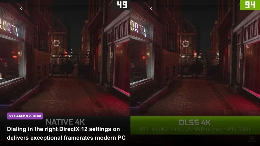 Graphic configuration menu and performance settings for Call of Duty Cold War on PC