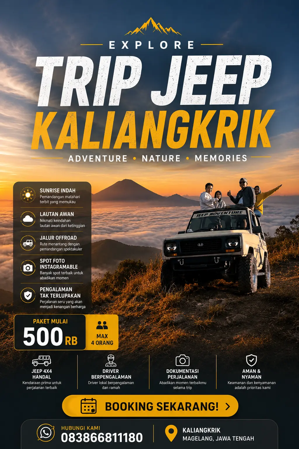 Sewa Jeep Wisata Nepal Van Java